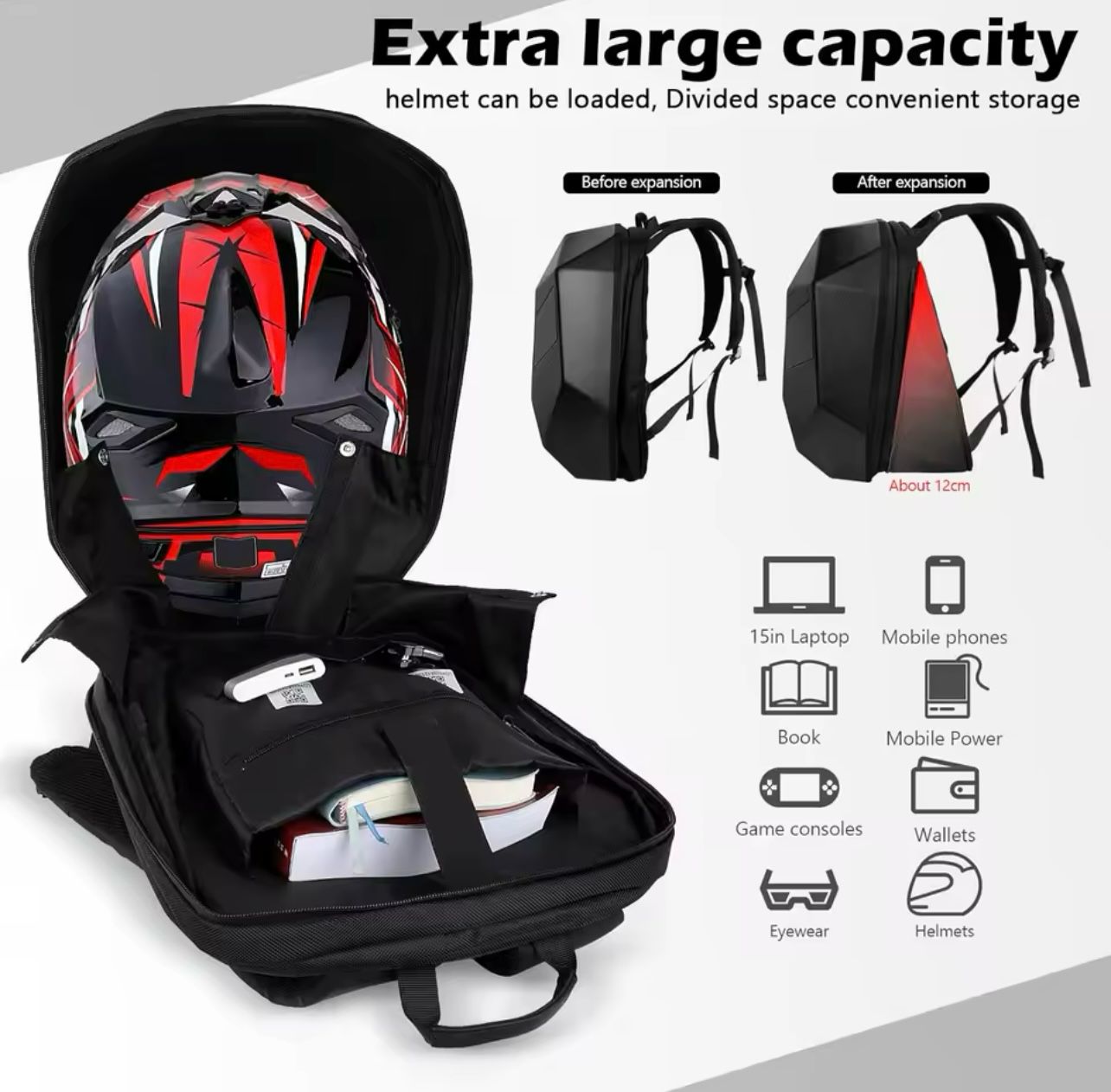 RGB Motorcycle Backpack